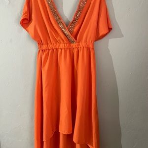 Tangerine Summer Dress